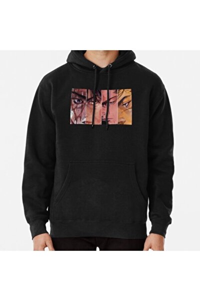 GALASHOP سويت شيرت رجالي أسود بغطاء للرأس The Vagabond Pullover