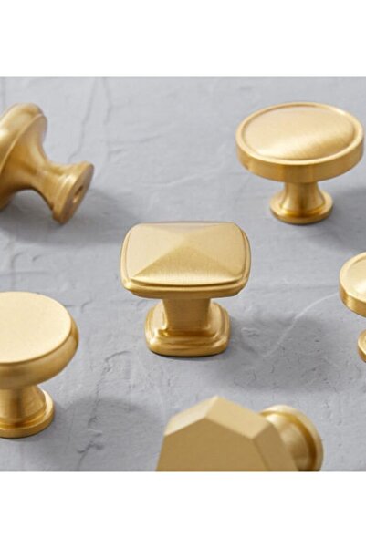 Sor Kimya Luxuryxarch Milan Mat Gold - Altın Düğme Kulp