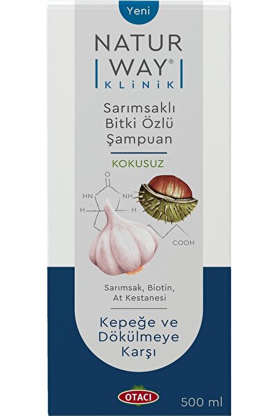 Genel Markalar Marka: Otacı Naturway Şampuan Sarımsak Özlü Dökülme Ve Kepek Karşıtı 500 Ml Kategori: Şampuan
