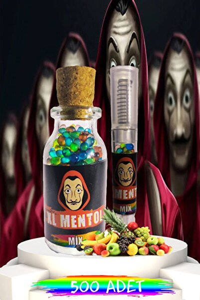 XL Mentol Mentol Topu Mix(meyve Şöleni) 500 Adet + Aplikatör Hediye