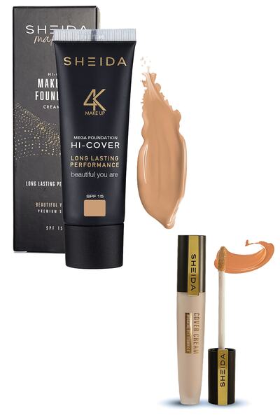 Sheida Krem Fondoten (40) +göz Altı Kapatıcısı (54) Ikili Set