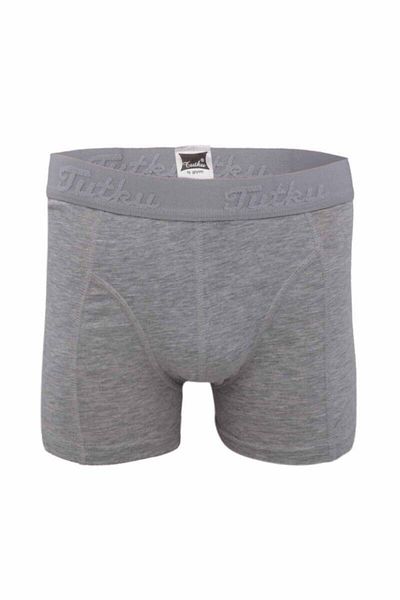 Tutku Ανδρικό Elastan Grey Color Boxers Size Xl 12 Pack