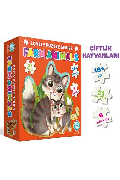 Circle Toys Lovely Puzzle Farm Anımals