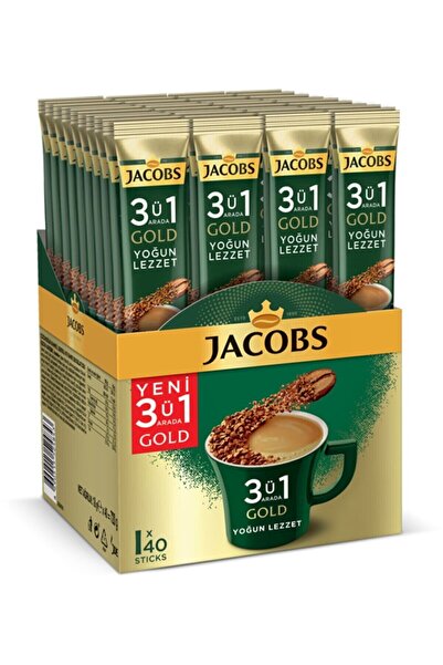 Jacobs 40lı 18 gr Yoğun Içim Lezzet 2li + 40lu Yumuşak Içim 18 gr Lezzet 2li Paket