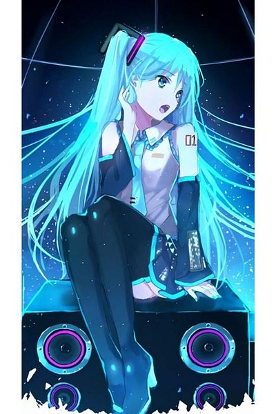 FBN STORE Hatsune Miku Anime Patterned Notebook - A4 Size, 21*29 Cm, 1 Piece