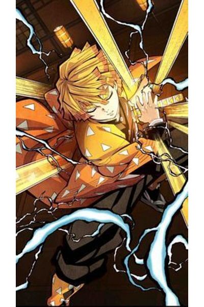 animeandyourworld Zenitsu Agatsuma 1 Piece Special Design A4 Size 21*29 Cm Wired Lined Notebook