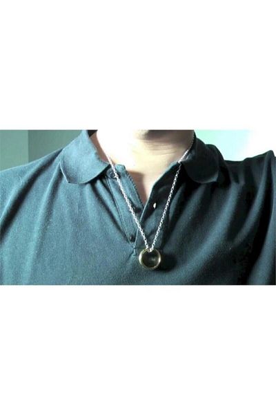 AlpCollection Lord of the Rings Glowing in the Dark Phosphorescent Ring Necklace