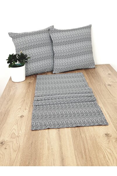 koçaktoptan Runner 40*140 cm Masa Örtüsü Desenli Jakarlı Kumaş Dikdörtgen