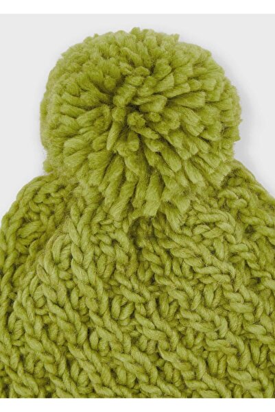 MAYORAL Winter Girl Knitted Beret Green