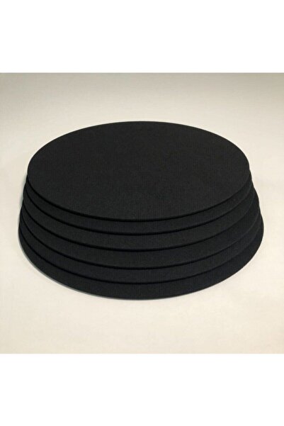 ZEYHOME DESIGN 6 Adet Siyah Kılıflı Mdf Supla