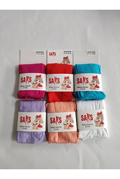SAKS Bebek Micro 40 Mus Kilotlu Çorap 6'lı