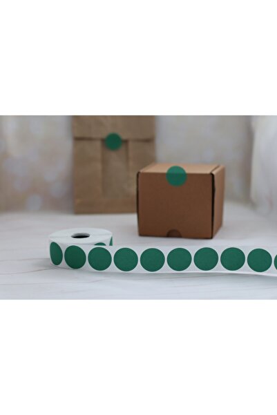 demontecraft استيكر منقط أخضر 3 سم، 20 قطعة