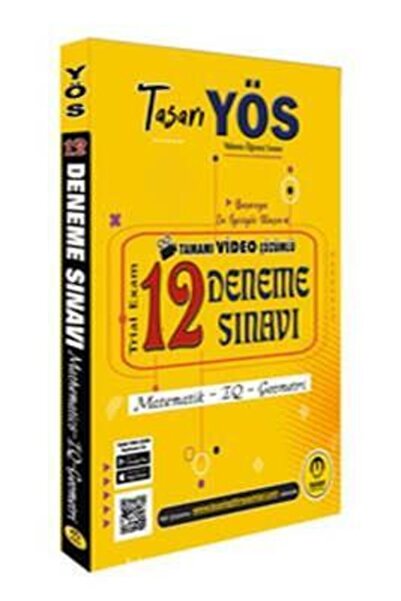 Genel Markalar Yös 12 Video Çözümlü Deneme