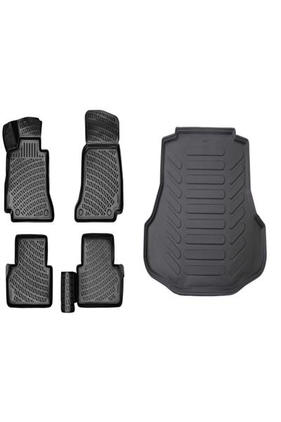 Rizline Peugeot 407 Uyumlu Sedan 3d Bagaj Havuzu+ 3d Havuzlu Paspas Seti