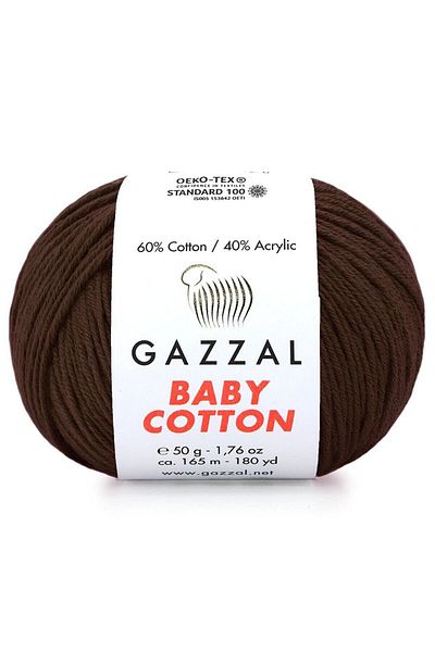 Gazzal Baby Cotton Amigurumi Σχοινί Πλεξίματος Σχοινί Punch 50 γρ. 3436