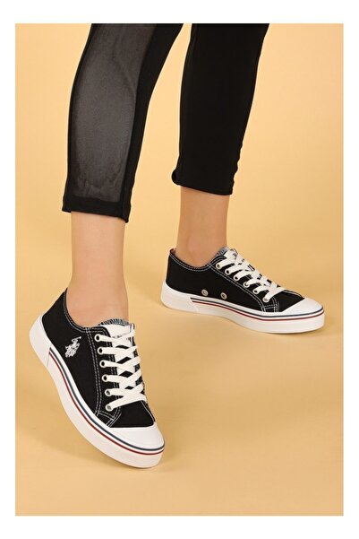 U.S. Polo Assn. Penelope High 2fx Black Women's Sneaker Sports Shoes