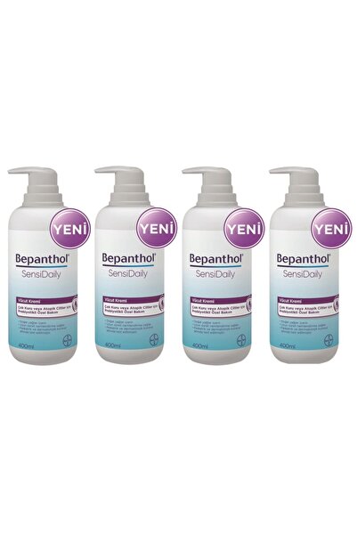 Bepanthol Sensidaily Pompalı Vücut Kremi 400 Ml 4 Adet