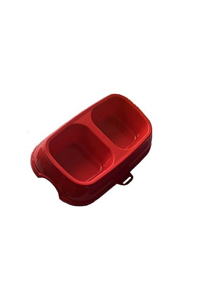 Maxisol Double Food Container (23,5*13*7,5) Red