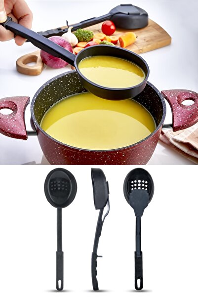 EARABUL 3 in 1 Serving Set - Ladle Colander Spoon 3 in 1 Serving Set
