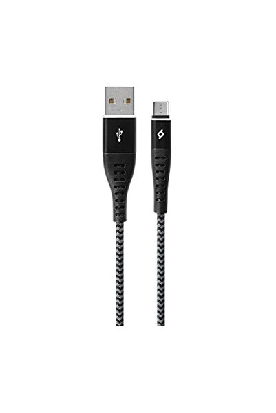 Ttec ExtremeCable Ekstra Dayanıklı USB-A - USB-C Şarj Kablosu 150cm 2DKX02CG,Gümüş