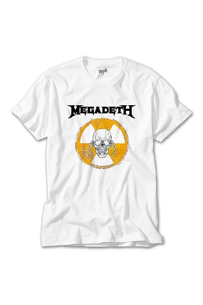 Z zepplin Тениска Megadeth Danger бяла
