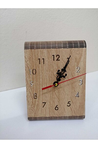 Kaizen Hediye Ahşap Masa Saati