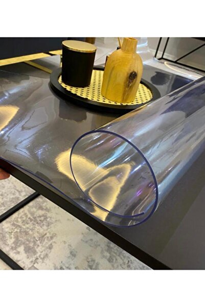 ANTİSAL Şeffaf Pvc Kalın Masa Örtüsü 2.4mm En 90 Cm