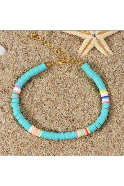 İPAR AKSESUAR Turquoise Fimo Bead Hal Hal