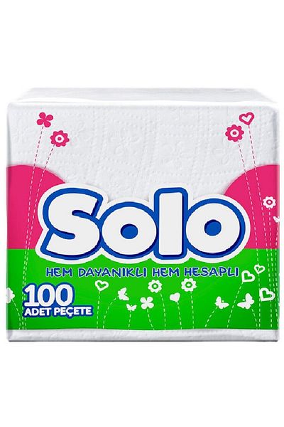 Solo Brand: Napkin 100 Pcs Category: Paper Napkin