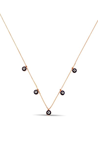 Argentum Concept 925 Ayar Gümüş Nazar Boncuklu Şans Kolyesi - N068901