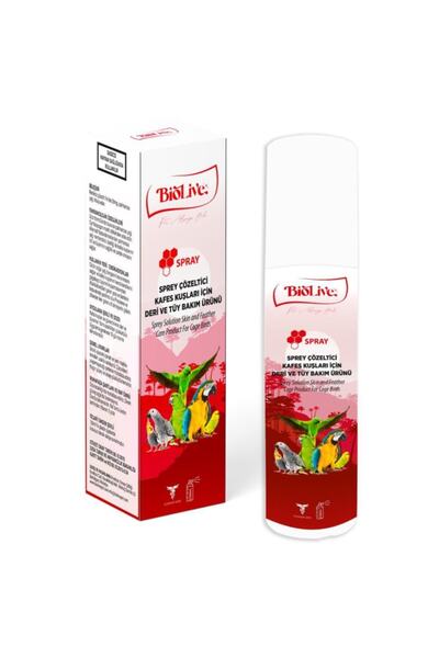 Kuşlar Için Bit Pire Deri Tahrişi Ve Tüy Bakım Spreyi 150ml