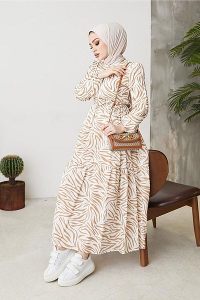 benguen Kleid mit Zebramuster