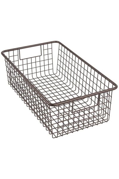 GO DEKOR Black Medium Size Multi-Purpose Basket