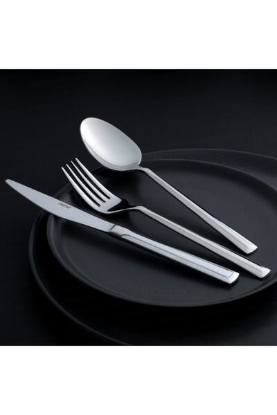 Nehir Milano Sade 77 Parça 12 Kişilik Çatal Kaşık Bıçak Seti