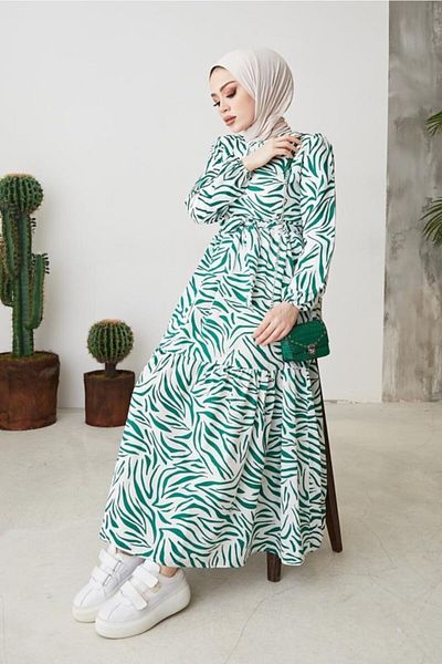 benguen Φόρεμα με σχέδιο Zebra