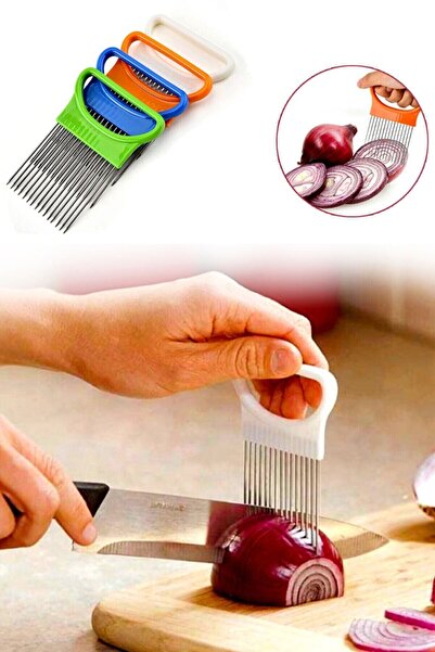 BİTERSE Pratik Soğan Tutucu Ve Dilimleyici Kesici Aparat