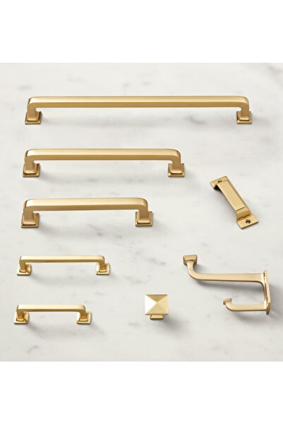 Sor Kimya Luxuryxarch Milan Mat Gold - Altın - Sarı Kulp 224 Mm