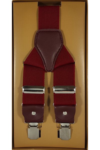 Le Voux Burgundy Color Trouser Hanger Salopet Rubber Hanger