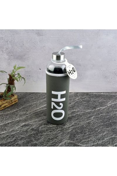 Tohana 1000 Ml Gray Glass Flask with Case