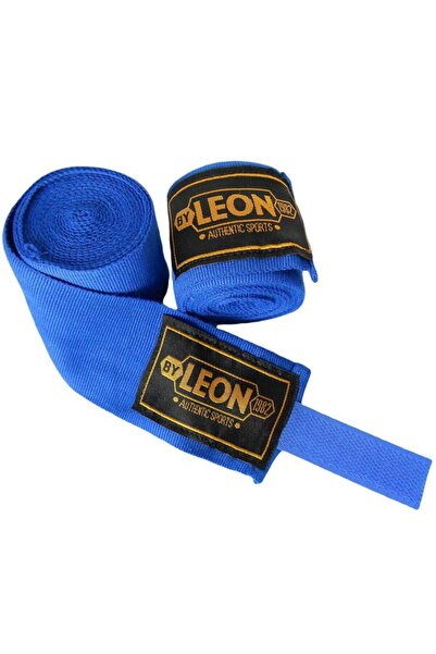 By Leon 1982 Επίδεσμος Πυγμαχίας 3,5 μέτρων Διπλό Χρώμα Λευκό Μπλε 2 Ζεύγη