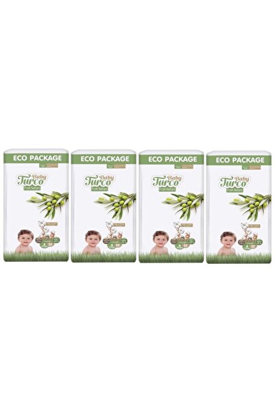 Baby Turco Bebek Bezi Ekonomik Paket 32'li (6 Numara) 8682241205967 4 Paket 128 Li Adet