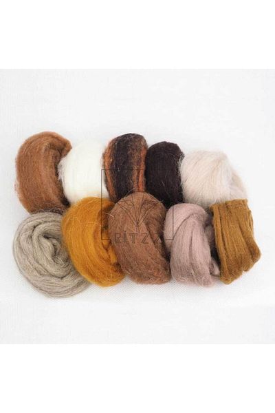Ritzz Wool Felt Set / 10 Colors / 1001