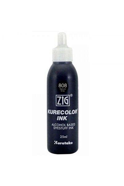 Zig Kurecolor Ink Alkol Bazlı Mürekkep 808 NATURAL GRAY