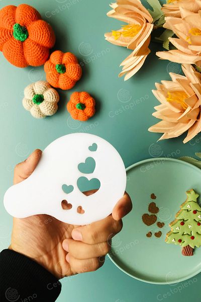 CESTOPİENO Heart Pattern Template