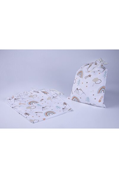 paris in paris 3 Pieces Baby Care Bag Hospital Exit 100% Cotton Muslin Fabric...