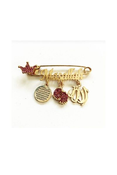 Zirve Mashallah Written Baby Lapel Pin