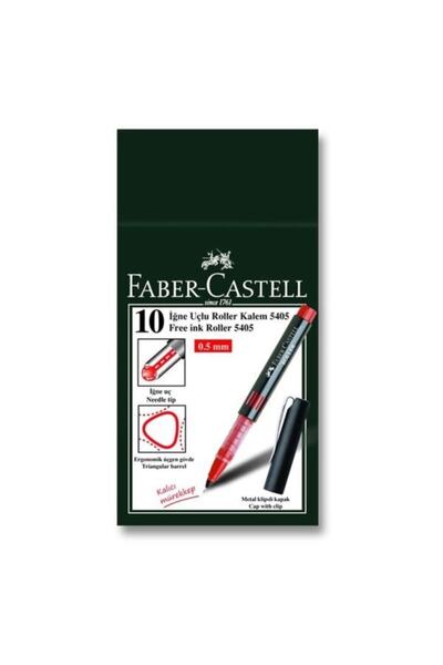 Faber Castell Faber-castell Iğne Uçlu Roller Kalem Kırmızı 5405
