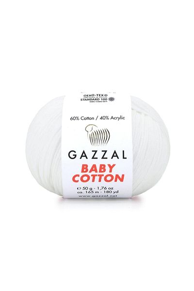 Gazzal Baby Cotton Amigurumi Σχοινί Πλεκτό Χέρι Σχοινί Punch Σχοινί 50 gr 3432
