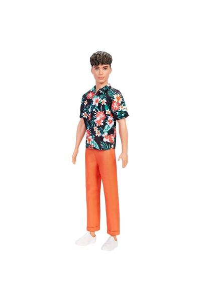 Barbie Yakışıklı Ken Bebekler Turuncu Pantolonlu