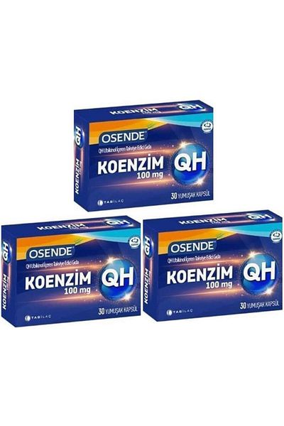Osende Tab Osende Coenzyme Qh Ubiconol 100 Mg 30 Capsules X 3 Pieces